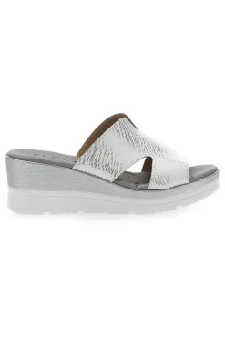 Ciabatte Bianche Con Platform 11071242-PLOCADI Outlet