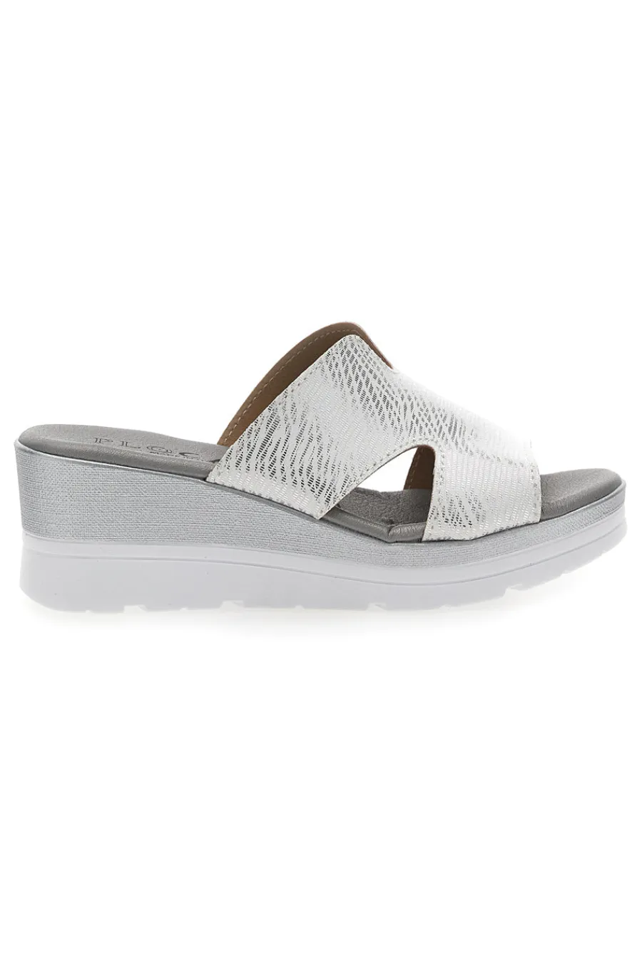 Ciabatte Bianche Con Platform 11071242-PLOCADI Outlet