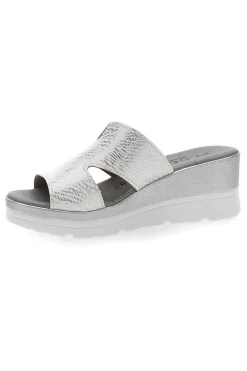 Ciabatte Bianche Con Platform 11071242-PLOCADI Outlet