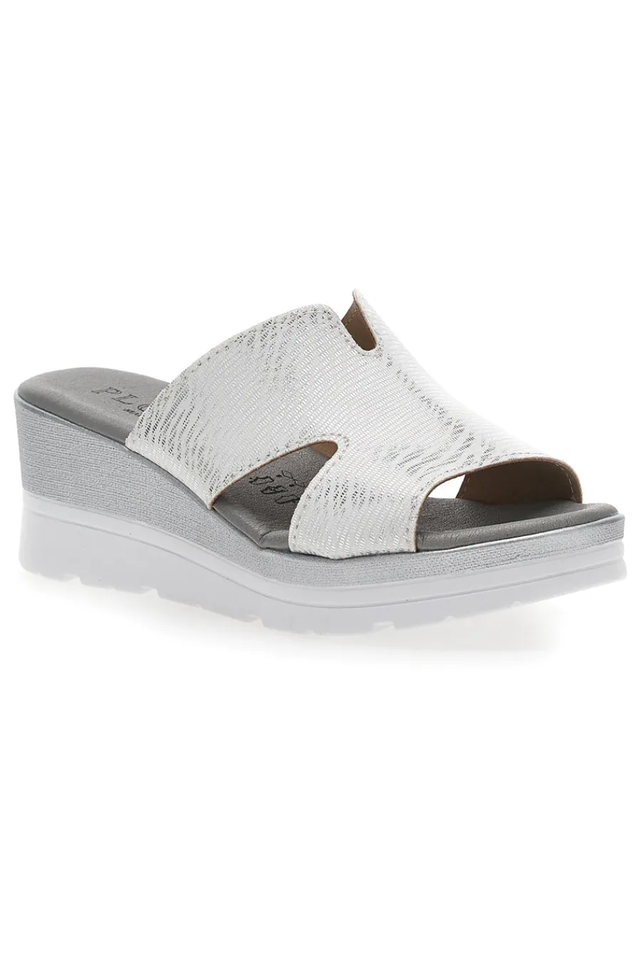 Ciabatte Bianche Con Platform 11071242-PLOCADI Outlet