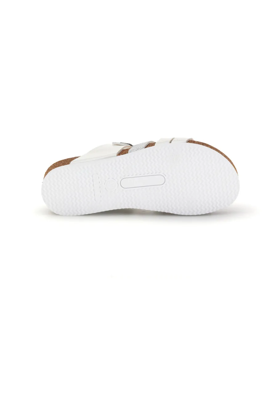 Ciabatte bianche con sottopiede in pelle 293A410SR-PITTARELLO ECO Sale