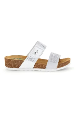 Ciabatte bianche con sottopiede in pelle 293A480PR-PITTARELLO ECO Sale