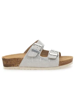 Ciabatte Bianche Con Strass 37 Nm-INBLU Outlet