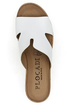 Ciabatte Bianche con Zeppa 11071242-PLOCADI Clearance