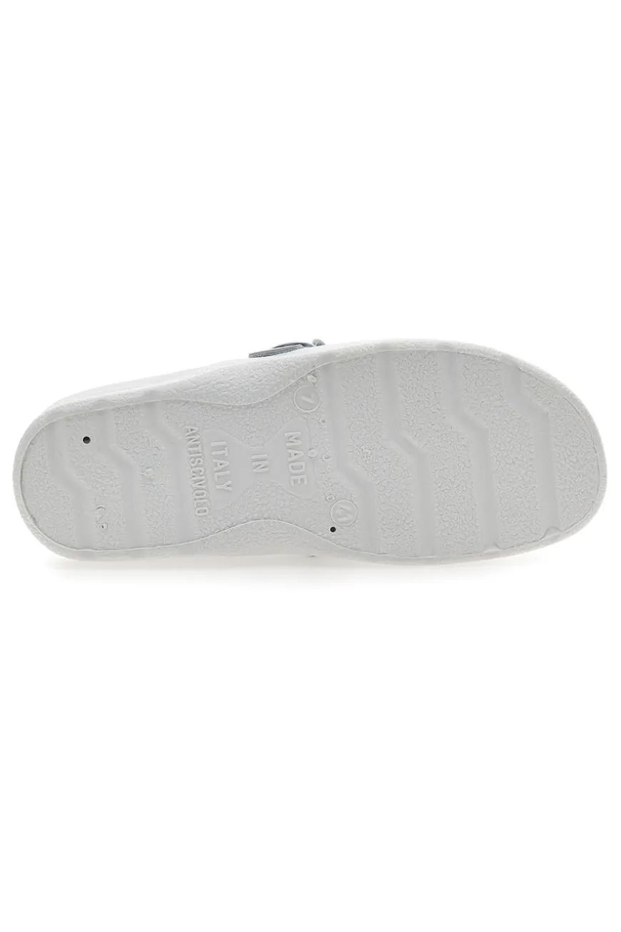Ciabatte Bianche in Vera Pelle Bio Up 629