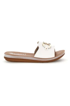 Ciabatte Bianco Morsetto Metallizzato 20 ZO-INBLU Best