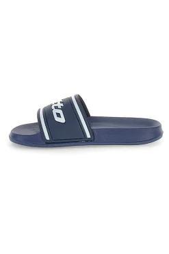 Ciabatte blu con logo MIDWAY IV SLIDE JR-LOTTO Online