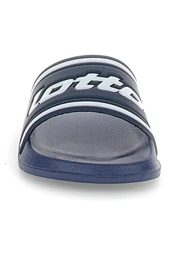 Ciabatte blu con logo MIDWAY IV SLIDE JR-LOTTO Online