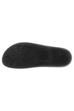 Ciabatte blu con sottopiede in vera pelle, fodera Air Flot e antiscivolo 90630J86CE-FLY FLOT