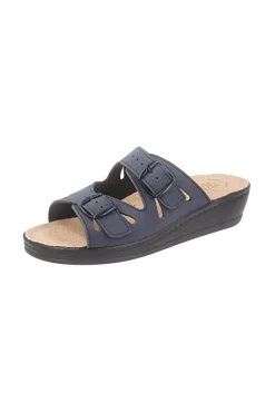 Ciabatte blu con sottopiede in vera pelle antiscivolo 90160008CE-FLY FLOT Discount