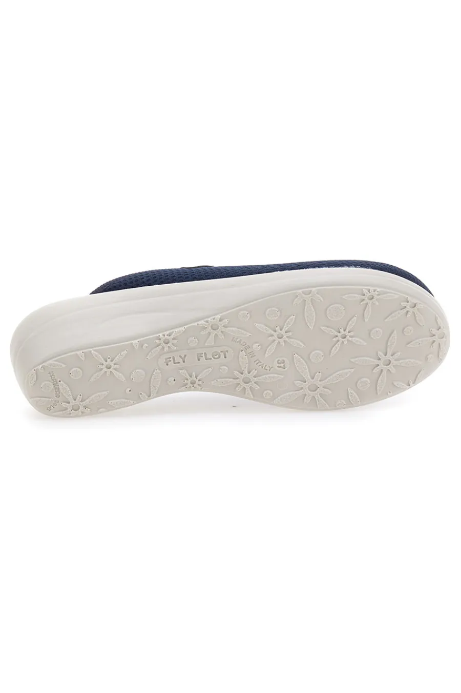 Ciabatte blu con sottopiede in pelle T4368FE-FLY FLOT