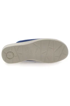 Ciabatte Blu con Sottopiede in Pelle 83368FE-FLY FLOT Discount