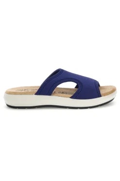 Ciabatte blu con suola antiscivolo e soletta comfort very soft 10-BIO UP Outlet