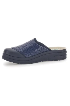 Ciabatte Blu con Tomaia in Pelle Effetto Lucido 753-BIO UP Hot