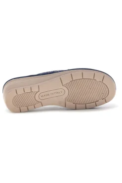 Ciabatte Blu con zeppa comfort 7555-LINEA COMODA Best