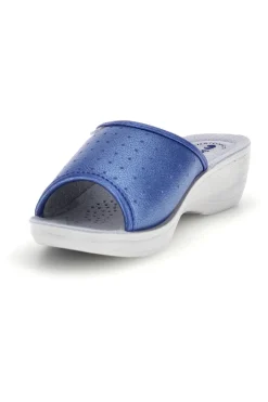 Ciabatte blu con zeppa 45N PL-INBLU Outlet