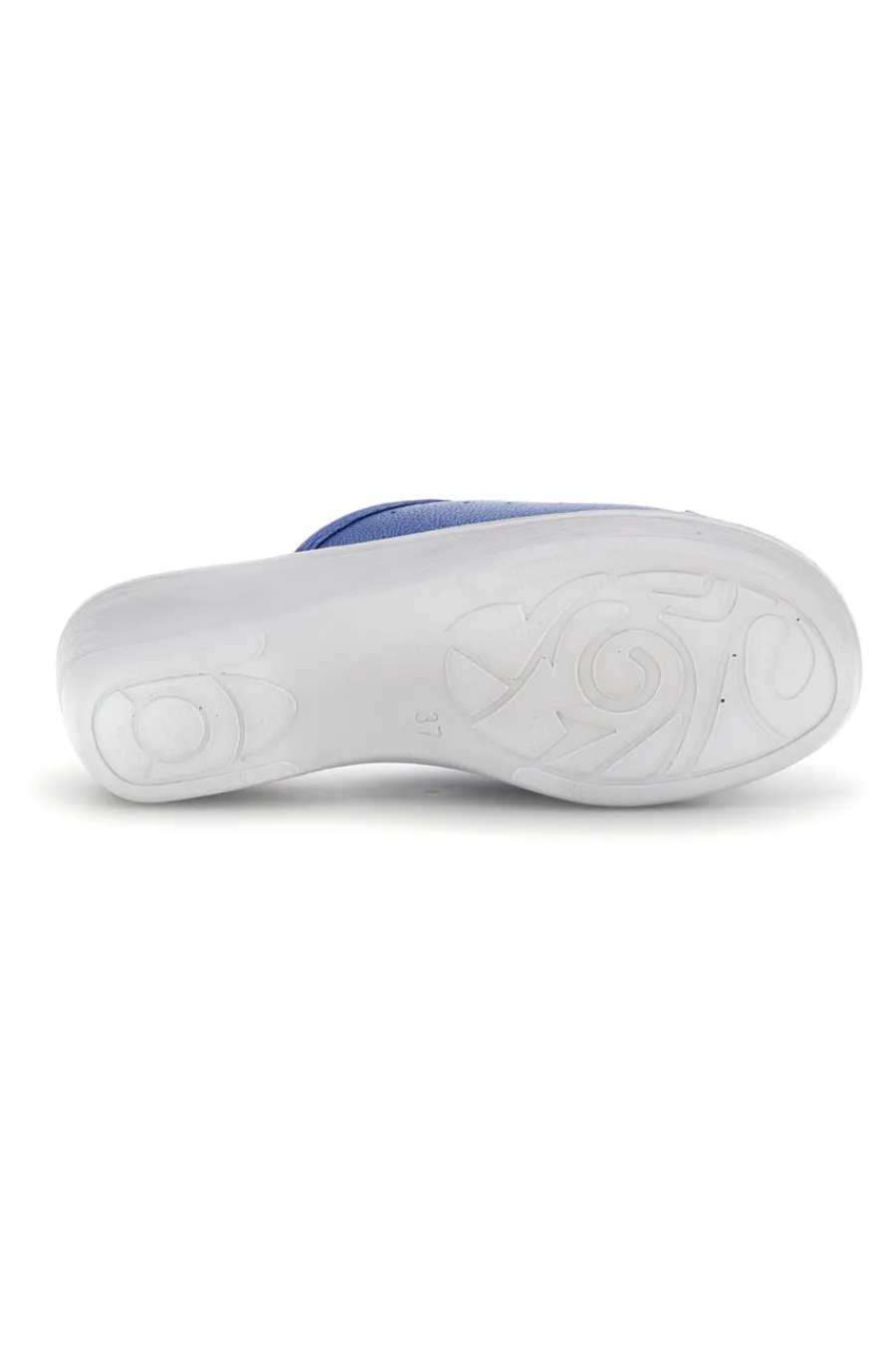 Ciabatte blu con zeppa 45N PL-INBLU Outlet