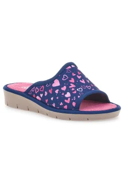 Ciabatte Blu e Rosa Made in Italy 6974-LINEA COMODA New