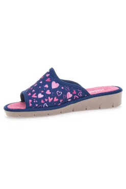 Ciabatte Blu e Rosa Made in Italy 6974-LINEA COMODA New