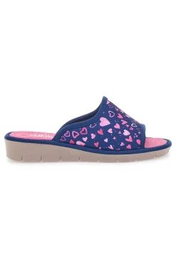 Ciabatte Blu e Rosa Made in Italy 6974-LINEA COMODA New