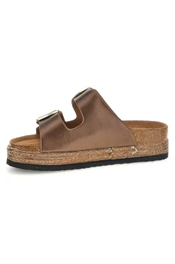 Ciabatte bronzo con doppia fibbia S11T627-SUPERGA Clearance