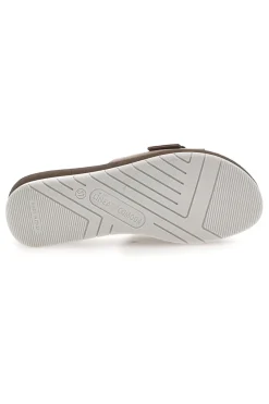 Ciabatte bronzo con fibbia e plantare comfort 7185-LINEA COMODA Sale