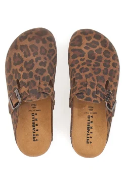 Ciabatte Chiuse Animalier con Sottopiede in Pelle Made in Italy 335A013PR-PITTARELLO TIERRA Best