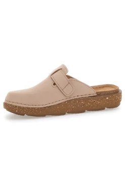 Ciabatte chiuse beige con fibbia regolabile 24EDA-INBLU Outlet