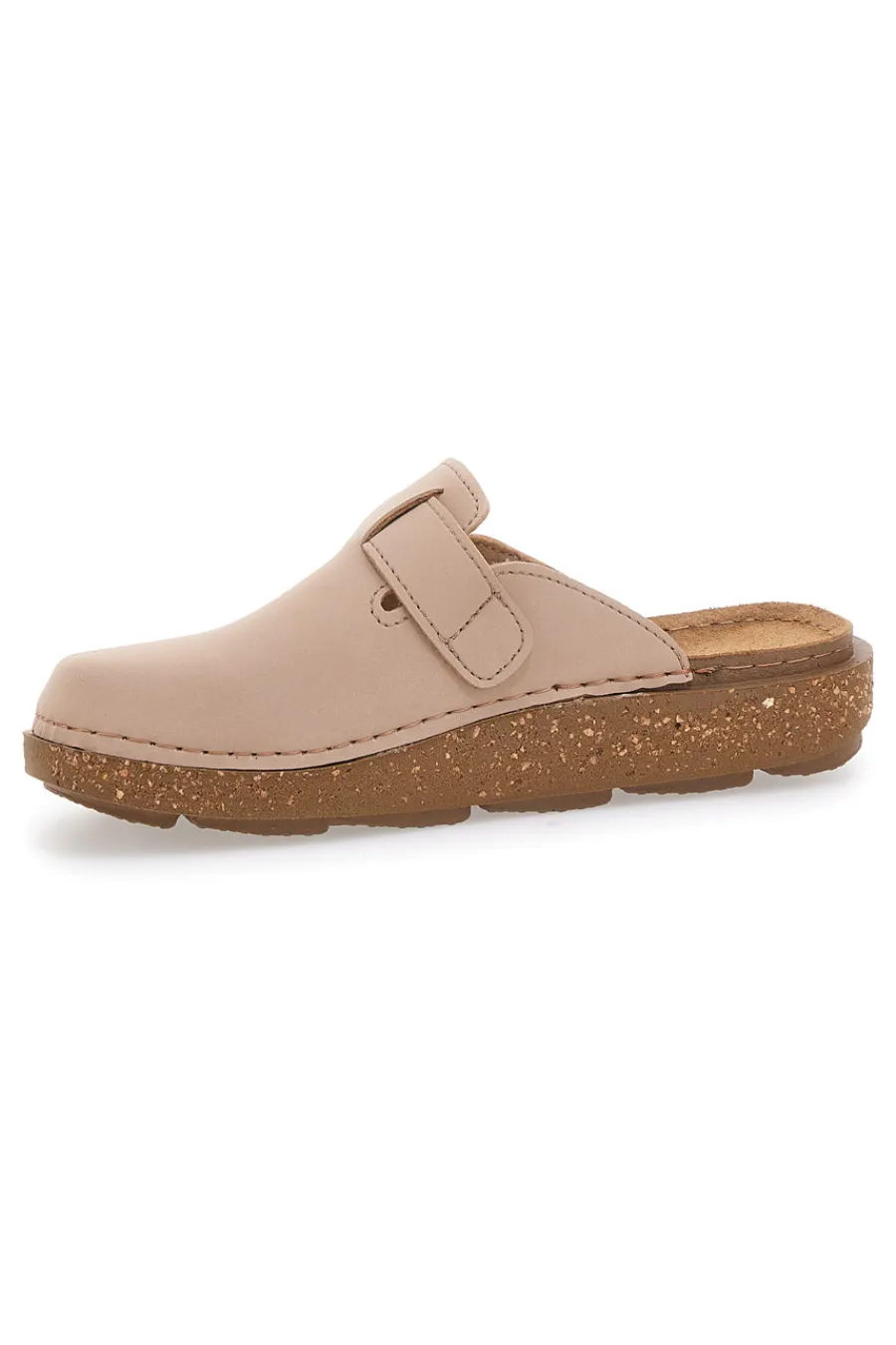 Ciabatte chiuse beige con fibbia regolabile 24EDA-INBLU Outlet