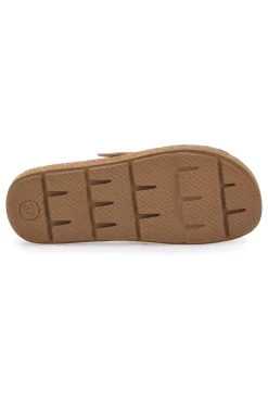 Ciabatte chiuse beige con fibbia regolabile 24EDA-INBLU Outlet
