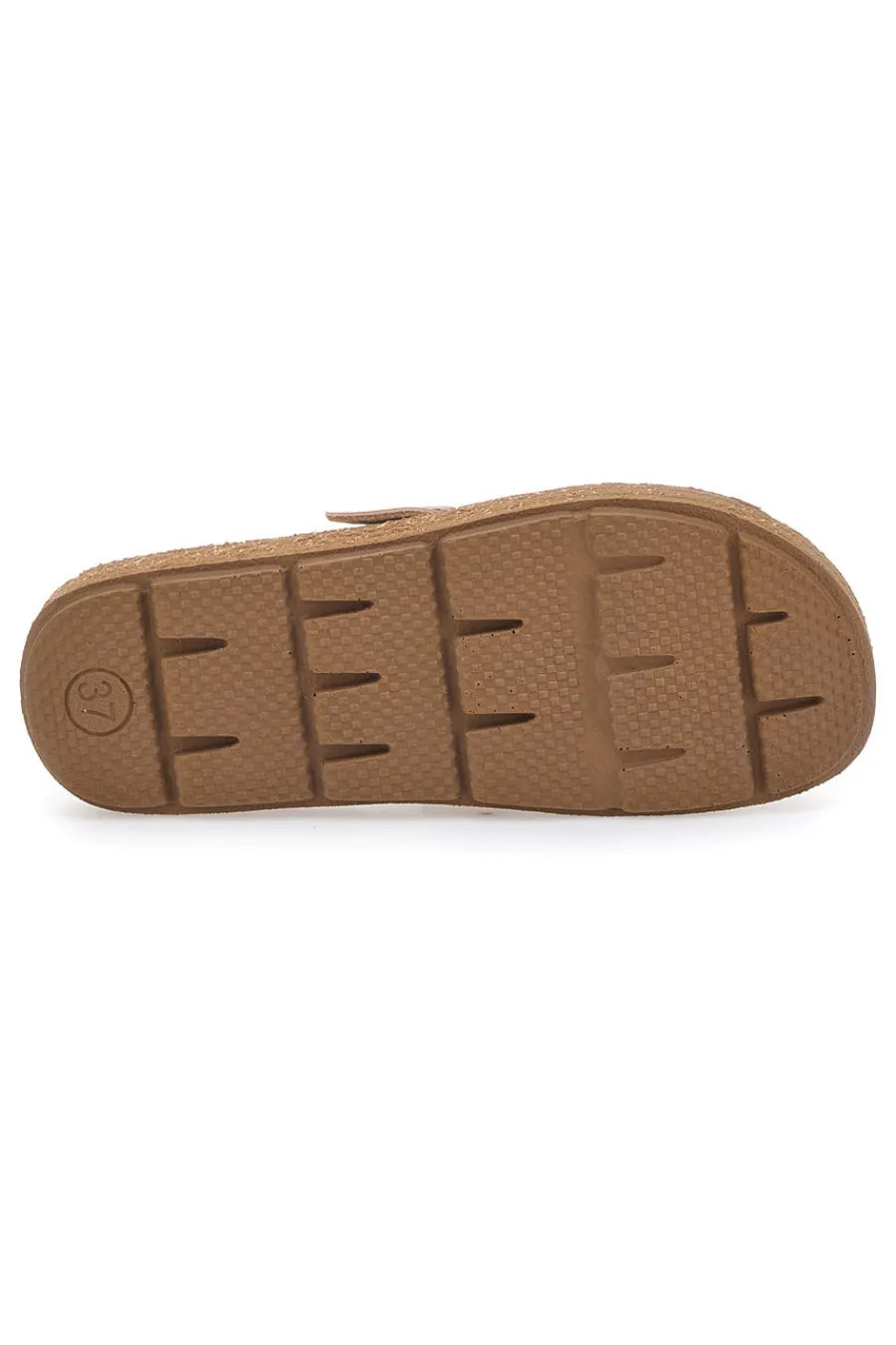 Ciabatte chiuse beige con fibbia regolabile 24EDA-INBLU Outlet