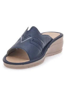 Ciabatte Comfort Blu 7225-LINEA COMODA Discount