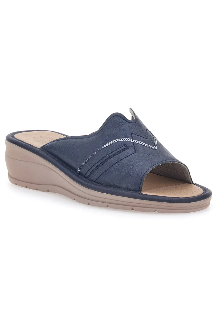 Ciabatte Comfort Blu 7225-LINEA COMODA Discount