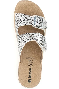 Ciabatte con Doppia Fibbia Leopardate 14 FT-INBLU Clearance
