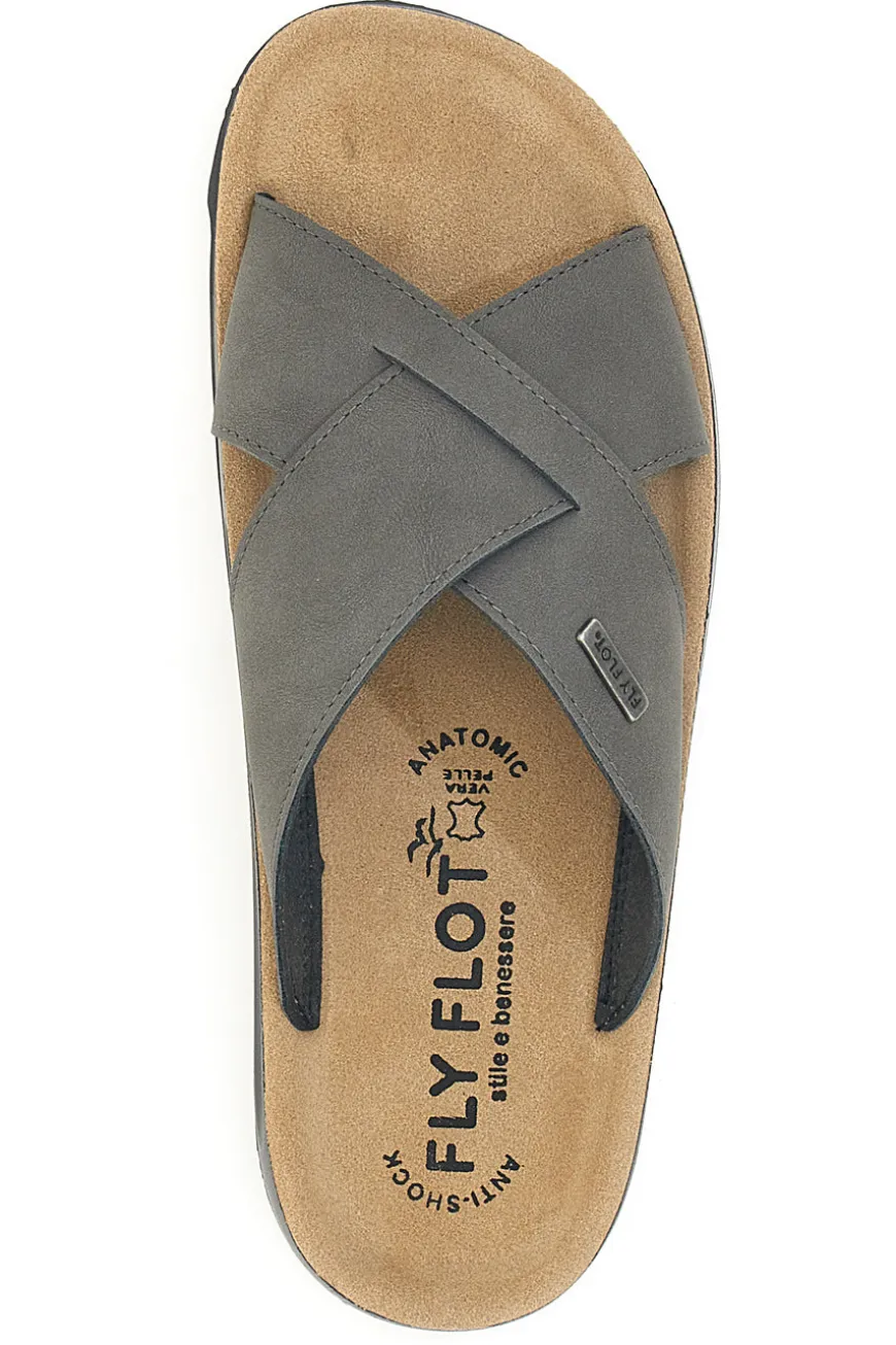 Ciabatte con fasce incrociate e plantare anti-shock Fly Flot 782444
