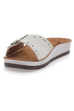 Ciabatte con Fibbia Bianche 47 CP-INBLU Best