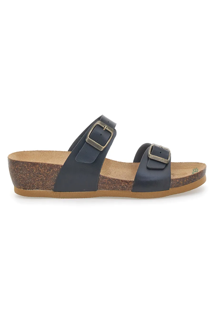 Ciabatte con Fibbia Nere 22713-BIO UP Discount