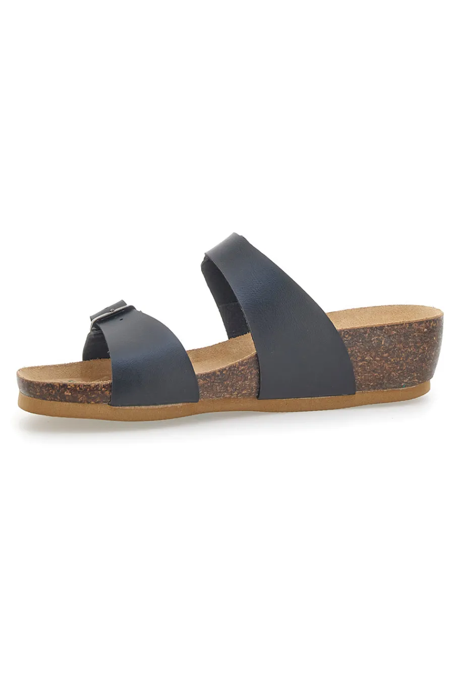 Ciabatte con Fibbia Nere 22713-BIO UP Discount