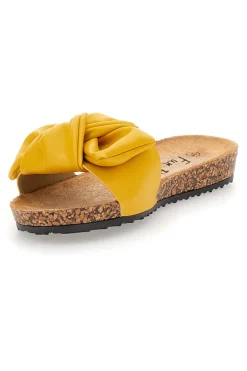 Ciabatte con fiocco giallo 14191-FUN BEACH Best