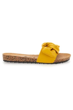 Ciabatte con fiocco giallo 14191-FUN BEACH Best