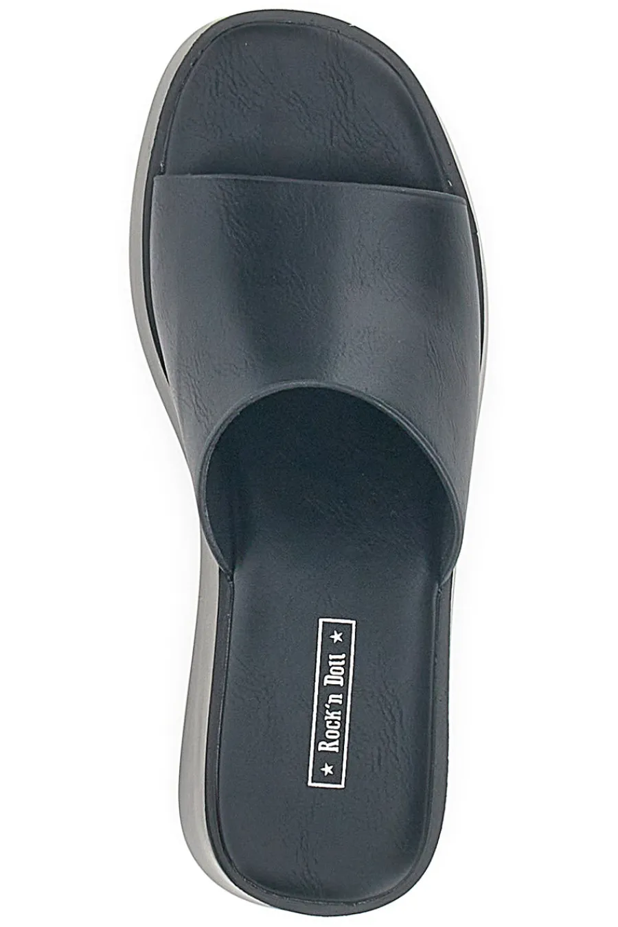 Ciabatte con Flatform Nere Rock'n Doll 390274-ROCK' N DOLL Hot