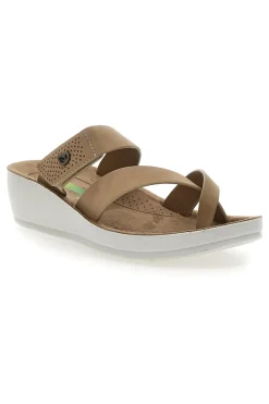 Ciabatte con Infradito Taupe J532334-ECO BIO Outlet