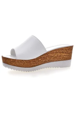 Ciabatte con Zeppa Bianche Love 2800-PITTARELLO Outlet