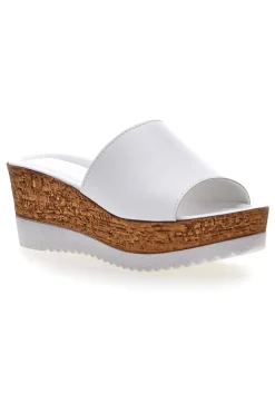 Ciabatte con Zeppa Bianche Love 2800-PITTARELLO Outlet