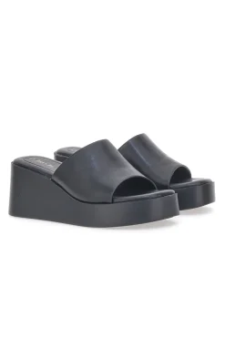 Ciabatte con zeppa neri minimal Rock'n Doll H3T9027-ROCK' N DOLL Sale