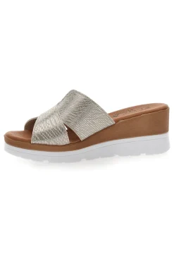 Ciabatte con Zeppa Platino 11072411-PLOCADI Discount