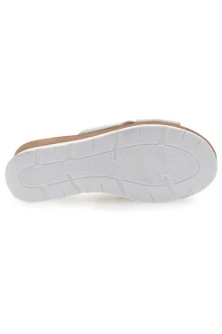 Ciabatte con Zeppa Platino 11072411-PLOCADI Discount