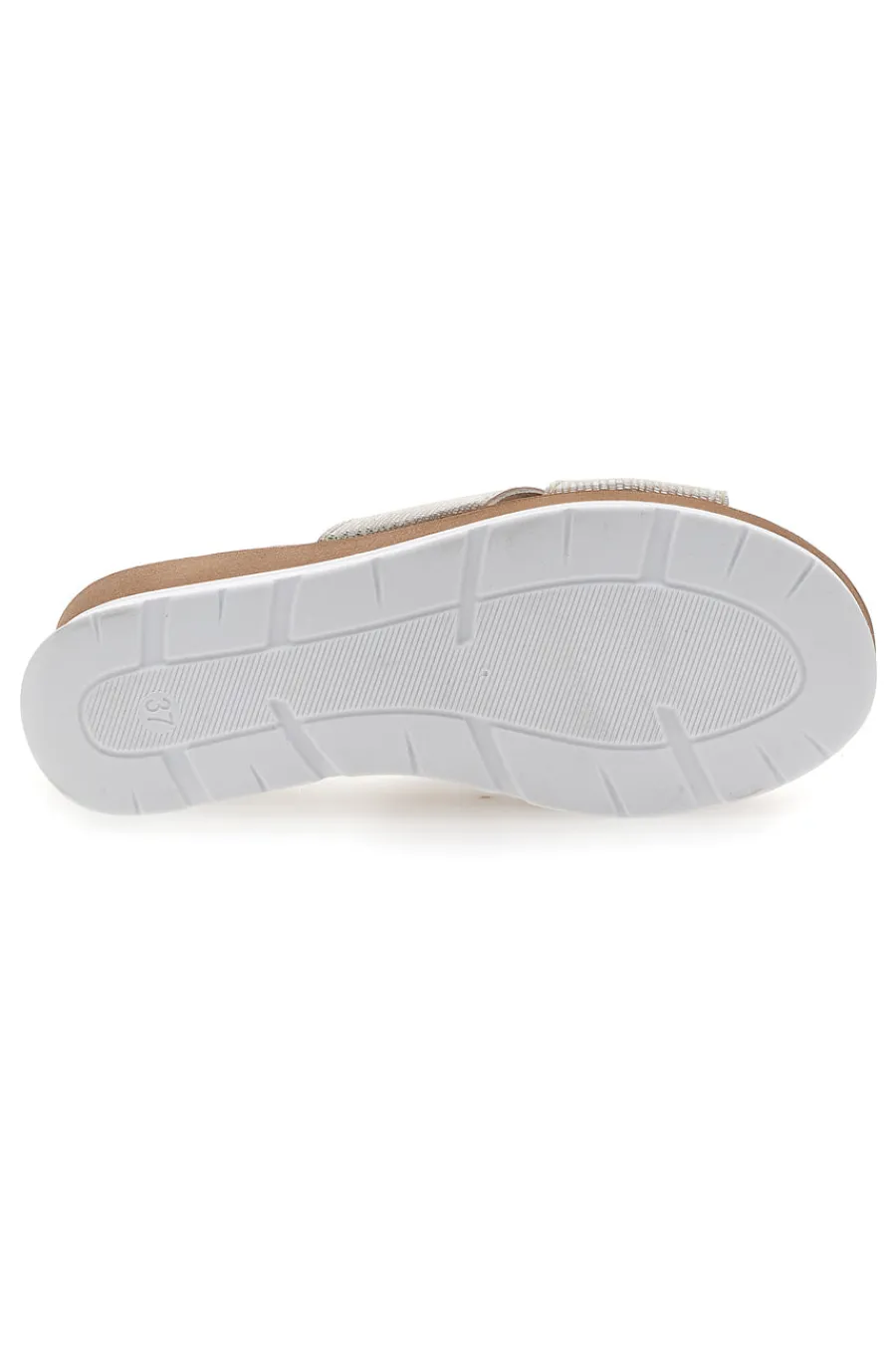 Ciabatte con Zeppa Platino 11072411-PLOCADI Discount