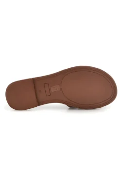 Ciabatte cuoio con fasce intrecciate TIMA641-PITTARELLO SUN Hot