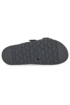 Ciabatte da donna nere con doppia fibbia Pittarello FC2084J1-PITTARELLO SUN Outlet